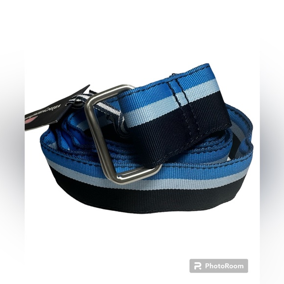 VINEYARD VINES MEN'S MULTI STRIPE D-RING BELT.NWT.SZ.XL.MSRP$49.50 - Picture 5 of 5